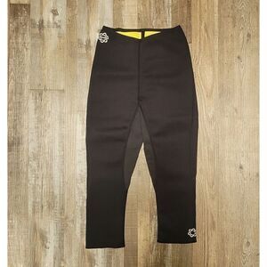 Zaggora Athletic Cropped Hot Pants Womens Small Black Neoprene